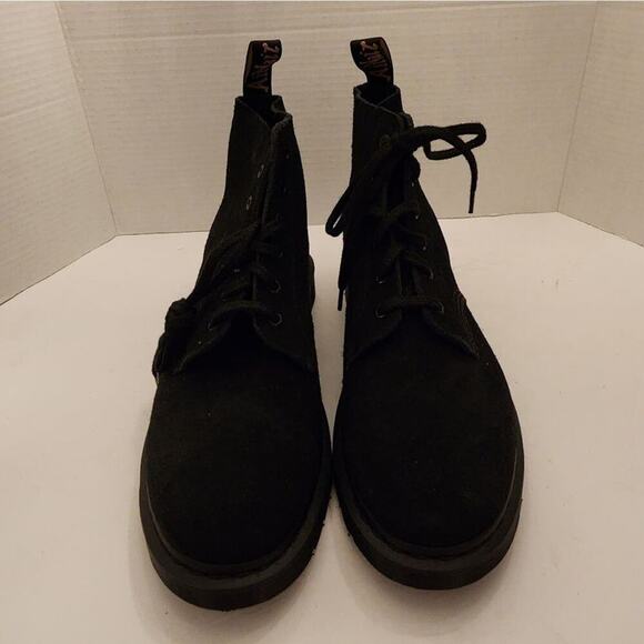 Dr. Martens 101 Mono Lace-Up Boot black suede leather men's‎ size 8 new Grunge - Picture 5 of 13